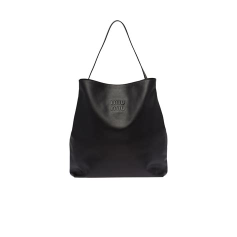 miu miu black shoulder bag